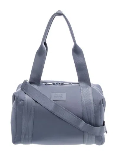 Pre-owned Dagne Dover Neoprene Weekender Bag In Blue