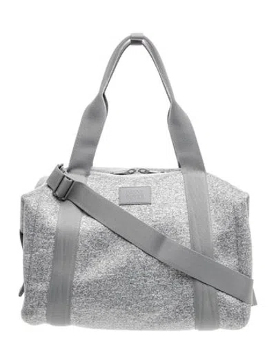 Pre-owned Dagne Dover Neoprene Weekender Bag In Grey