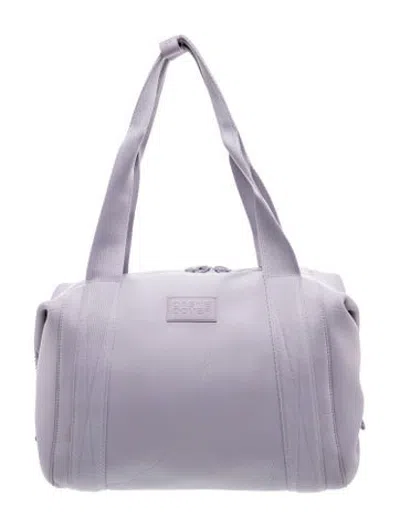 Pre-owned Dagne Dover Neoprene Weekender Bag In Purple
