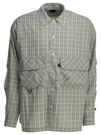 Daiwa Pier39 Daiwa Pier 39 "tech Sports" Casual Shirt In Gray