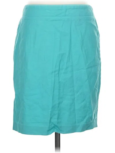 Pre-owned Dalia Collection Casual Skirt In Teal