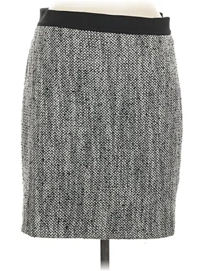 Pre-owned Dalia Collection Formal Skirt In Gray