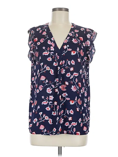 Pre-owned Dalia Sleeveless Blouse In Blue