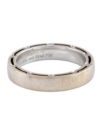 Pre-owned Damiani X Brad Pitt 18k Diamond D.side Band Ring In Multicolor