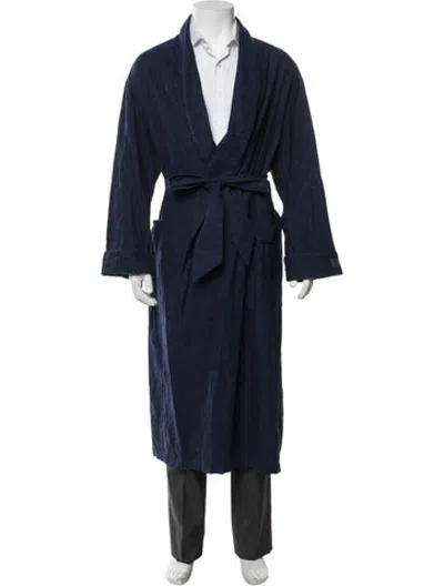 Pre-owned Daniel Hanson Robe In Blue