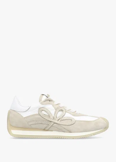 Daniel Movie Beige Suede & Nylon Runner Trainers
