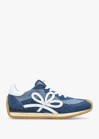 Daniel Movie Denim & Nylon Runner Trainers In Dnf