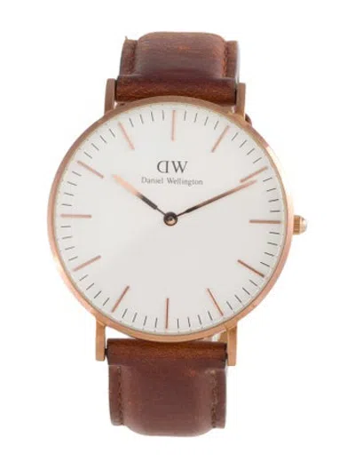 Pre-owned Daniel Wellington Classic St Mawes Watch In Multicolor