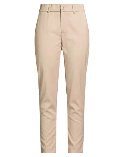 Daniela Drei Woman Pants Beige Size 2 Polyester, Viscose, Elastane In Neutral