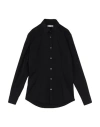 Daniele Alessandrini Homme Man Shirt Black Size 15 Cotton, Elastane