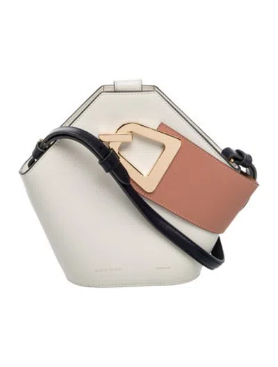 Pre-owned Danse Lente Leather Crossbody Bag In Neutrals