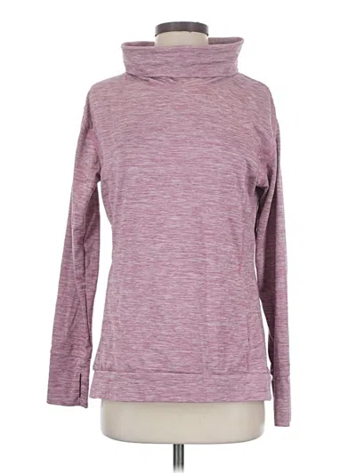 Pre-owned Danskin Turtleneck Sweater In Burgundy