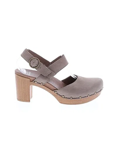 Pre-owned Dansko Mule/clog In Gray