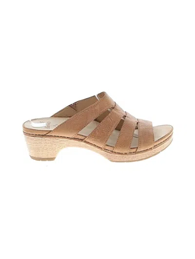 Pre-owned Dansko Mule/clog In Tan