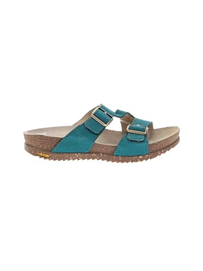 Pre-owned Dansko Sandals In Teal