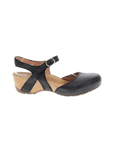 Pre-owned Dansko Wedges In Black