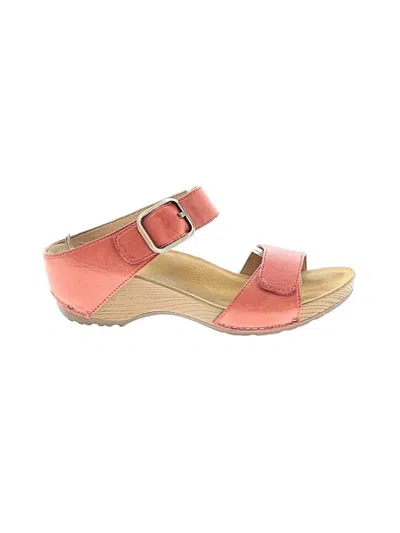 Pre-owned Dansko Wedges In Pink