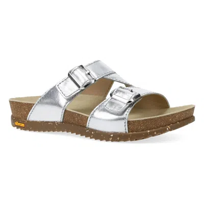 Dansko Women's Dayna Sandal In Silver Metallic