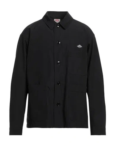 Danton France Man Jacket Black Size 36 Polyester, Cotton
