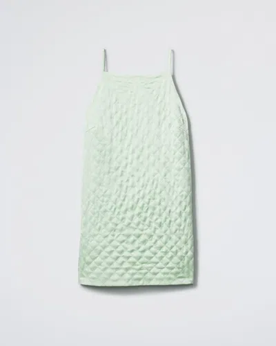 Daphne The Duvet Dress In Mint
