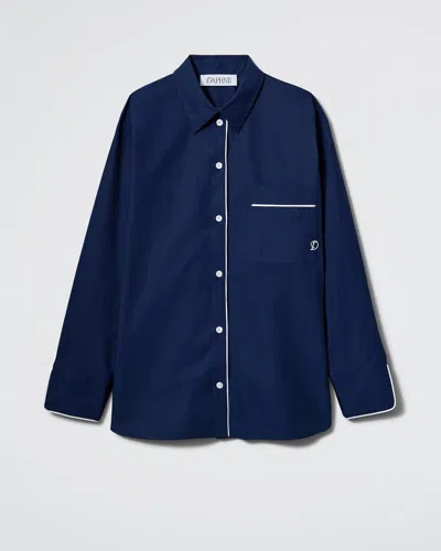 Daphne The Overnight Shirt In Midnight