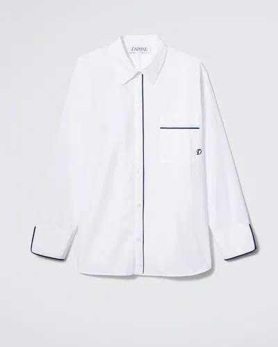 Daphne The Overnight Shirt In White