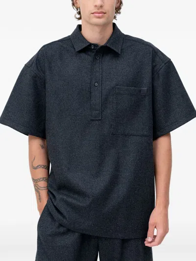 Darkpark Alex Pocket Short-sleeve Polo Shirt In Blue