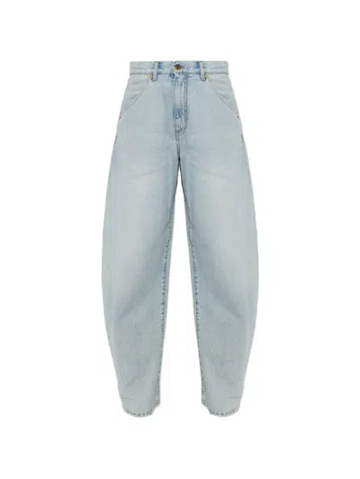 Darkpark Khris Barrel-leg Jeans In Blue