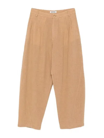 Darkpark Phebe Cashmere Wool Wide-leg Pants In Multi