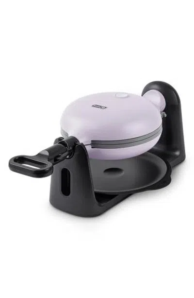 Dash Ceramic Nonstick Flip Belgian Waffle Maker In Lilac