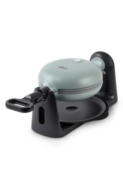 Dash Ceramic Nonstick Flip Belgian Waffle Maker In Sage
