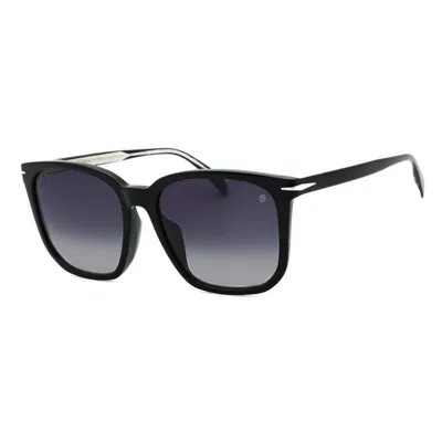 David Beckham Db Sunglasses 1071 Mini Dark Grey Gradient In Black