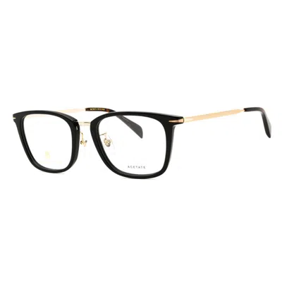 David Beckham -style Mini Clear Demo Lenses Eyeglasses In Black