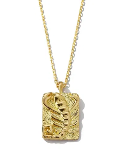 David Webb 18k Yellow Gold Diamond Scorpio Zodiac Pendant Necklace