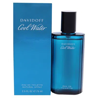 Davidoff Mini Cool Water Eau De Toilette Spray For Men - 2.5 oz In Blue