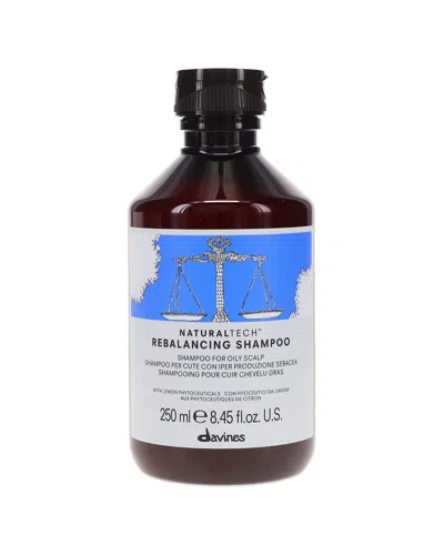 Davines 8.45oz Naturaltech Rebalancing Shampoo In Transparent