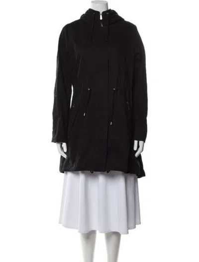 Pre-owned Dawn Levy Trench Coat In Black