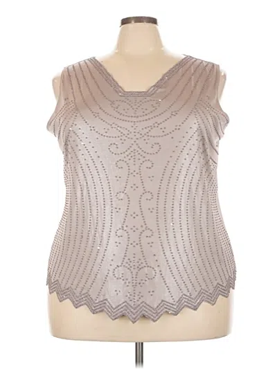 Pre-owned Db Established 1962 Sleeveless Blouse In Gray