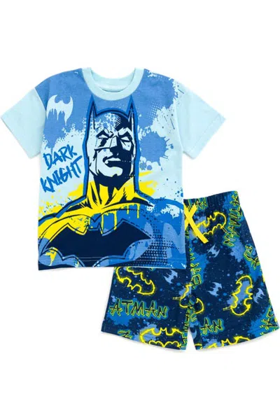 Dc Comics Kids'  Justice League 2-piece T-shirt And Shorts Set In Blue