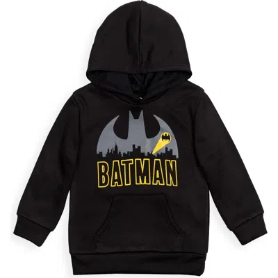 Dc Comics Kids'  Justice League Fleece Pullover Hoodie In Black