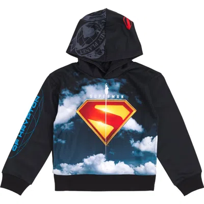 Dc Comics Kids'  Justice League Fleece Pullover Hoodie In Blue
