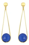 Dean Davidson Ipanema Drop Earrings In Midnight Blue/gold