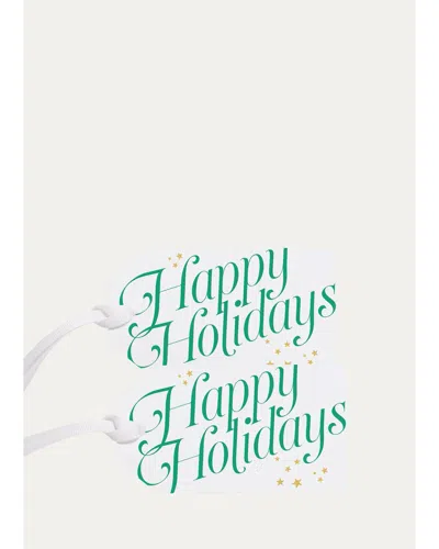 Dear Annabelle Happy Holidays 12-piece Gift Tags Set In Multi