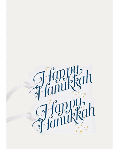 Dear Annabelle Holiday Happy Hanukkah 12-piece Gift Tags Set In Blue