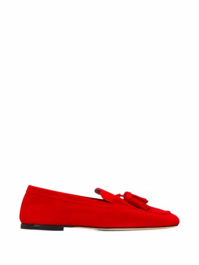 Dear Frances Balla Tassel-detail Loafers In Red