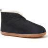 Dearfoams Men's Warm Up Bootie Slippers In Black