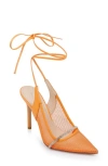 Dee Ocleppo Brenda Pointed Toe Pump In Orange