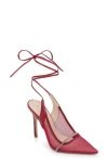 Dee Ocleppo Brenda Pointed Toe Pump In Pink