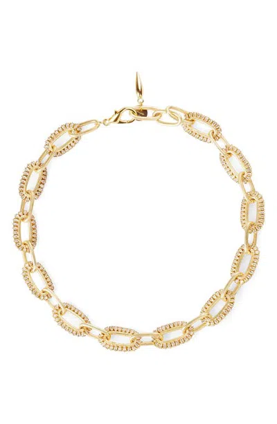 Deepa Gurnani Kavi Collar Necklace In Gold