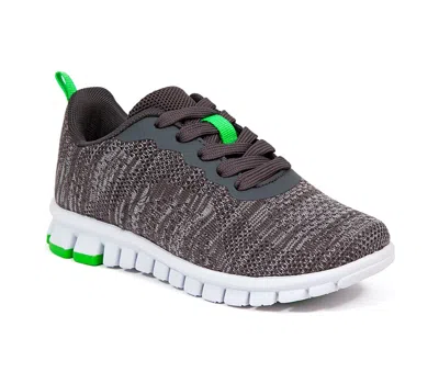 Deer Stags Haskell Sneakers Kids Gray Memory Foam Walking Shoes Jobb1951 In Black